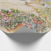 Peter der Kaninchen im Garten von Herrn Mc Gregor Geschenkpapier (Ecke)