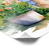 Peter der Kaninchen in seinem Garten Fotodruck (Ecke)