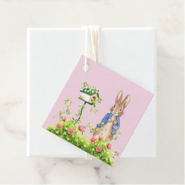 Peter der Kaninchen in seinem Garten Geschenkanhänger