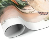 Peter der Kaninchen in seinem Garten Geschenkpapier (Rolleneckpunkt)