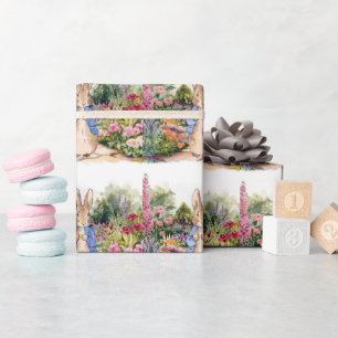 Peter der Kaninchen in seinem Garten Geschenkpapier