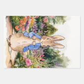 Peter der Kaninchen in seinem Garten Geschenkpapier Set (Vorderseite)