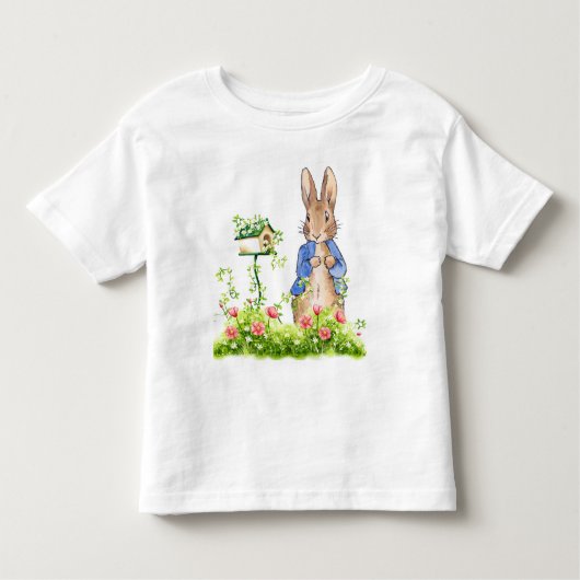Peter der Kaninchen in seinem Garten Kleinkind T-shirt (Vorderseite)