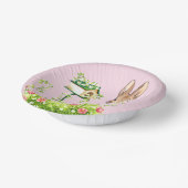 Peter der Kaninchen in seinem Garten Pappteller (Gewinkelt)