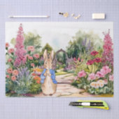 Peter der Kaninchen in seinem Garten Seidenpapier (Handwerk)