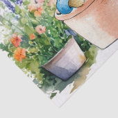 Peter der Kaninchen in Topin Pflanze in seinem Gar Seidenpapier (Detail)