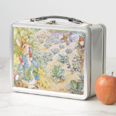 Peter der Kaninchen isst Karotten Metall Brotdose (Beispiel)