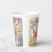 Peter der Kaninchen mit Josephine Bunny im Wald Pappbecher (Links)