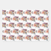 Peter der Kaninchen mit Weihnachts-Hütte Geschenkpapier Set (Vorderseite 3)