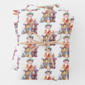 Peter der Kaninchen mit Weihnachts-Hütte Geschenkpapier Set (Beispiel)