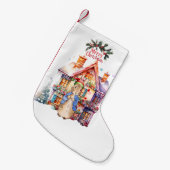 Peter der Kaninchen mit Weihnachts-Hütte Kleiner Weihnachtsstrumpf (Vorderansicht (hängend))