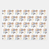 Peter der Kaninchen mit Weihnachtsmannmütze Geschenkpapier Set (Vorderseite 3)