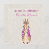 Peter der Kaninchen rosa Jacke Erstgeburt (Vorne/Hinten)