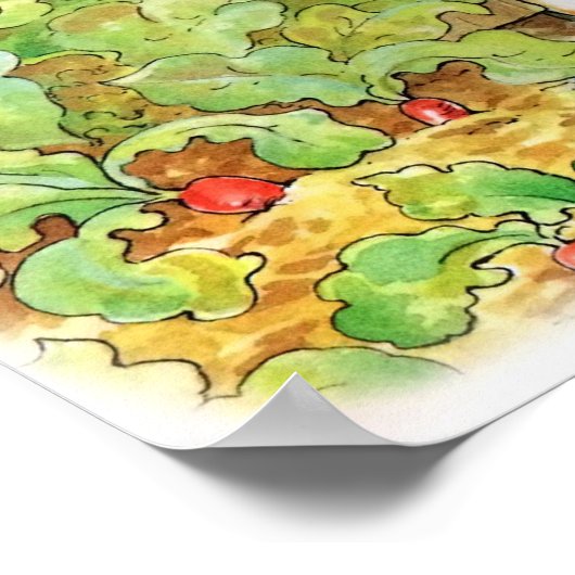 Peter der Kaninchen schleichend in Mc Gregor's Veg Poster (Ecke)