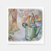 Peter der Kaninchen springt in eine Wasserdose Serviette (Vorderseite)