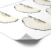 Peter der Kaninchen stecken im Schwanz auf dem Son Poster (Ecke)