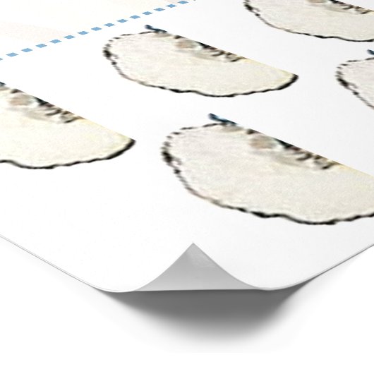 Peter der Kaninchen stecken im Schwanz auf dem Son Poster (Ecke)