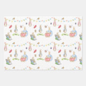 Peter der Kaninchen und Familie Geschenkpapier Set (Vorderseite)