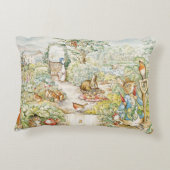 Peter der Kaninchen und Jemima Puddleduck Dekokissen (Rückseite)