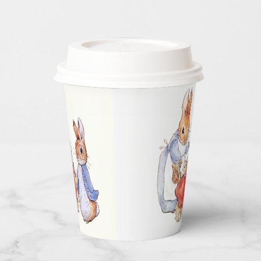 Peter der Kaninchen und Josephine bunny Pappbecher (Links)