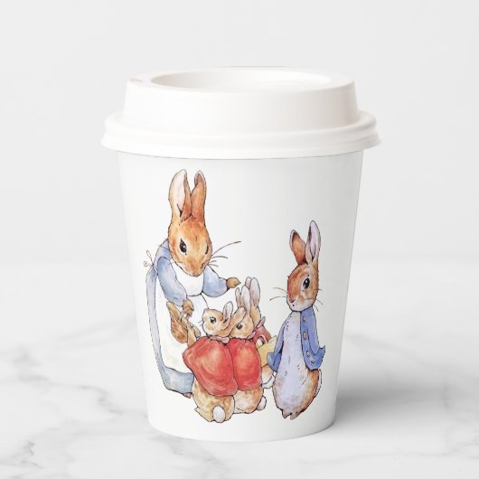 Peter der Kaninchen und Josephine bunny Pappbecher (Rückseite)