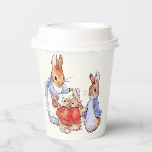 Peter der Kaninchen und Josephine bunny Pappbecher (Vorderseite)