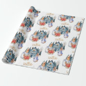 Peter der Kaninchen Weihnachts-Shopping Geschenkpapier (Ungerollt)