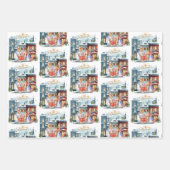 Peter der Kaninchen Weihnachts-Shopping Geschenkpapier Set (Vorderseite 2)