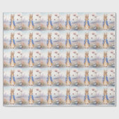 Peter der Kaninchen-Wildblume Geschenkpapier (Flach)