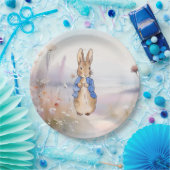 Peter der Kaninchen-Wildblume Pappteller (Party)