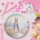 Peter der Kaninchen-Wildblume Pappteller (Party)