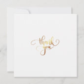 Peter der Kaninchenballons und bunte Fahnen Dankeskarte (Rückseite)