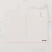 Peter der Kaninchenblüten Postkarte (Rückseite)