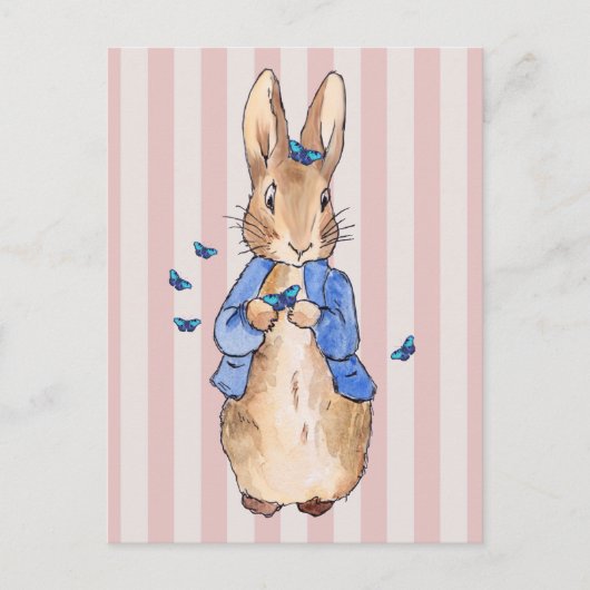 Peter der Kaninchenblüten Postkarte (Vorderseite)