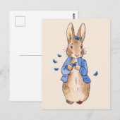 Peter der Kaninchenblüten Postkarte (Vorne/Hinten)