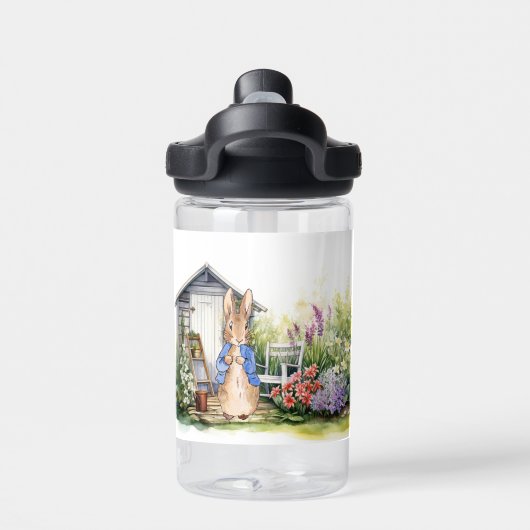 Peter der Kaninchenblütengarten Trinkflasche (Rückseite)