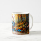 Peter der Osterhase mit Eierkörbchen Kaffeetasse (VorderseiteRechts)