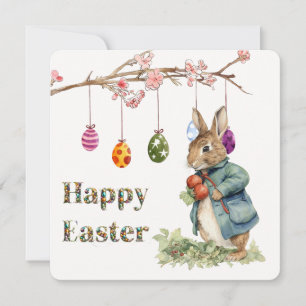 Peter der Osterkaninchen Ostereier Happy Oster
