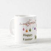 Peter der Osterkaninchen Ostereier Happy Oster Kaffeetasse (Vorderseite Links)