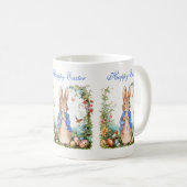 Peter der Osterkaninchen Ostereier Kaffeetasse (VorderseiteRechts)