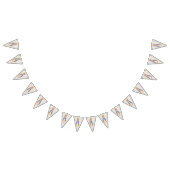 Peter der Rabbit beige Leinen texturiert Hintergru Wimpelkette (Alle)