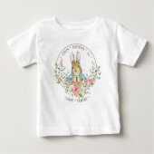 "Peter der Rabbit Birthday Boy" Baby T-shirt (Vorderseite)