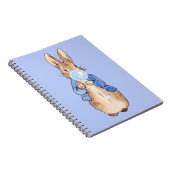 Peter der Rabbit bläst blauer Kaugummi Notizblock (Rechte Seite)