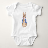 Peter der Rabbit blühende Pink Gum Baby Bodysuit Baby Strampler (Vorderseite)