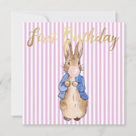 Peter der Rabbit blühende rosa Blase Kaugummi