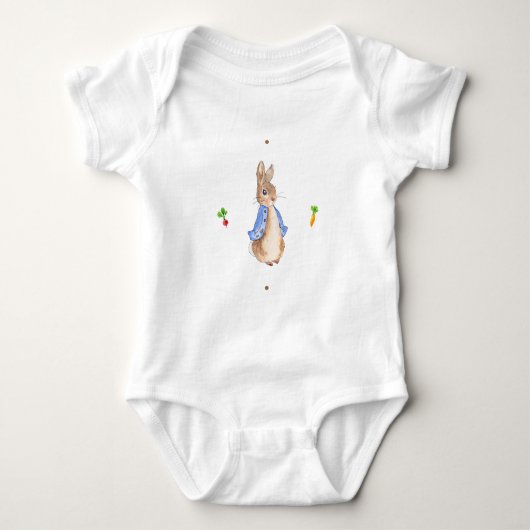 Peter der Rabbit Bodysuit Baby Strampler (Vorderseite)