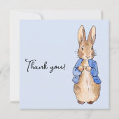 Peter der Rabbit "Danke!" Text Danke! Dankeskarte (Vorderseite)