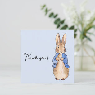 Peter der Rabbit "Danke!" Text Danke! Dankeskarte