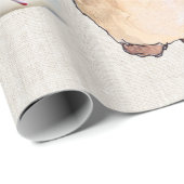 Peter der Rabbit feiert Weihnachten Geschenkpapier (Rolleneckpunkt)