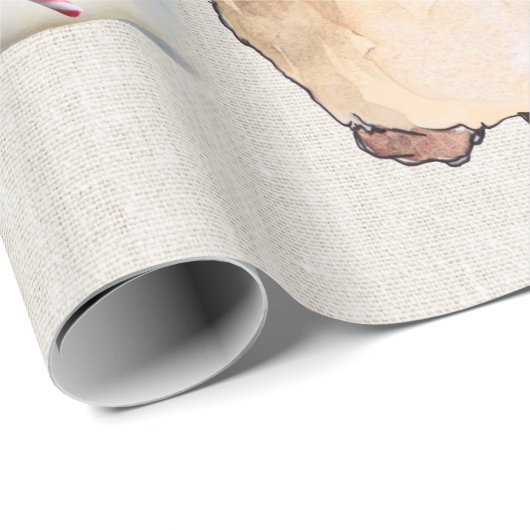 Peter der Rabbit feiert Weihnachten Geschenkpapier (Rolleneckpunkt)